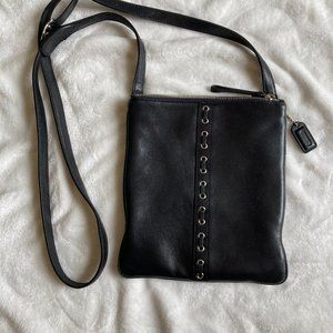 Coach Kitt Messenger Crossbody Bag – Black, Good Condition